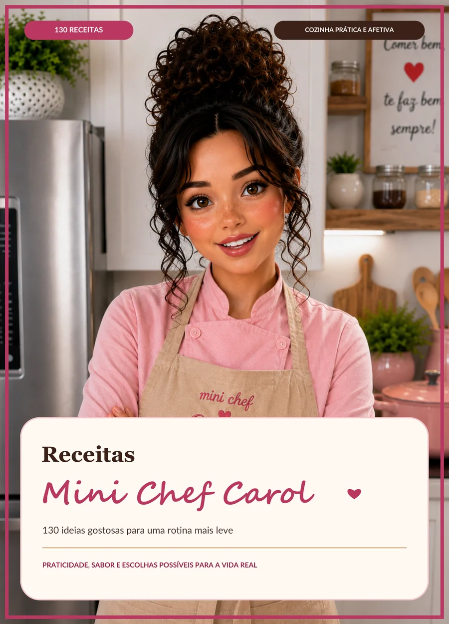 Carol na cozinha